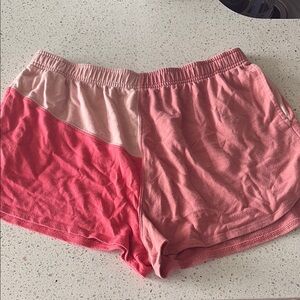 Wild Fable Pink Colorblock Women Shorts